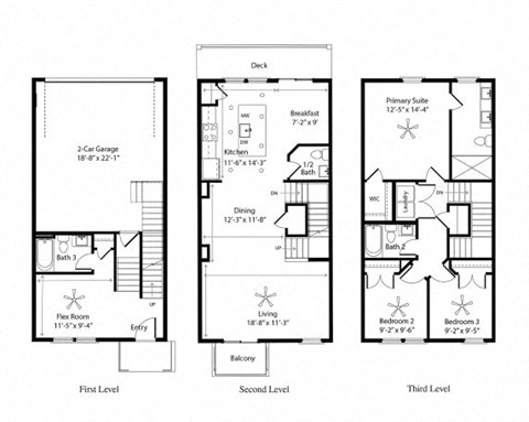 a floor plan of a house
